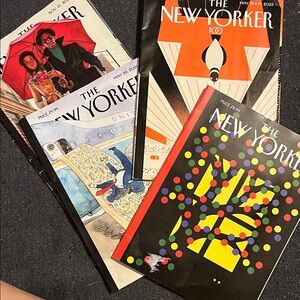 The New Yorker Magazine 4 Issue Bundle Collection